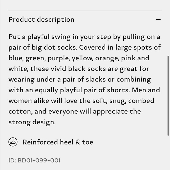 Happy Sock Big Dot Black Multicolor Socks NWT Polka Dot - Picture 3 of 10